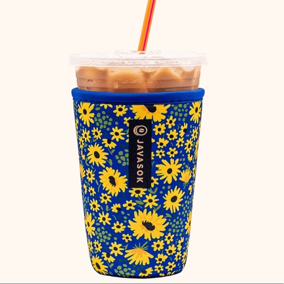 java sok Kitchen Yellow Daisies Java Sok Iced Coffee S Poshmark